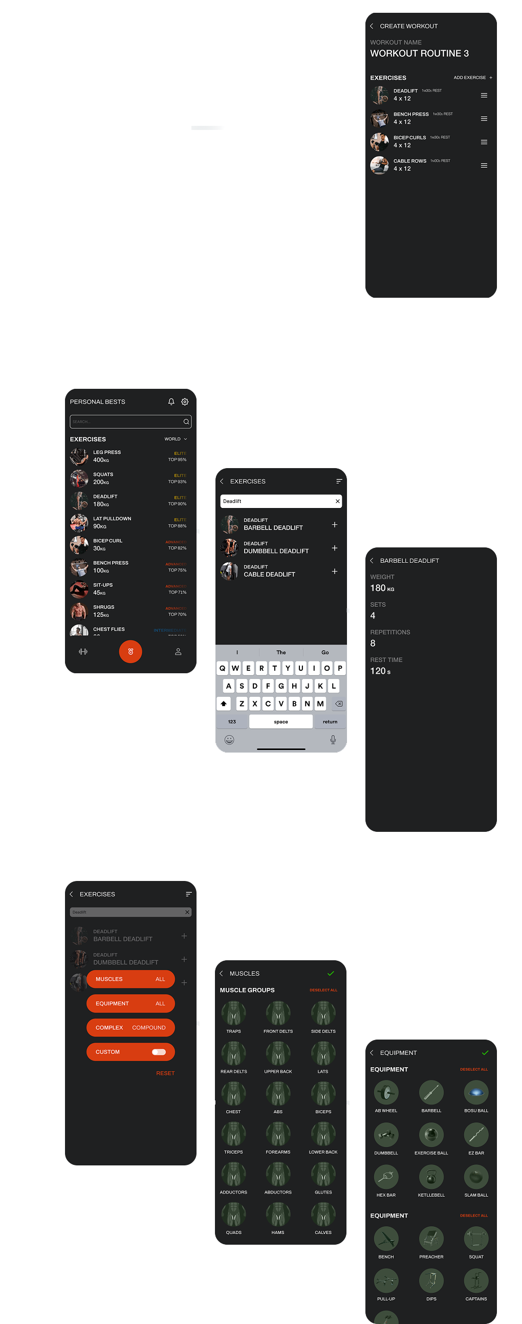 Workout Creation After Desktop